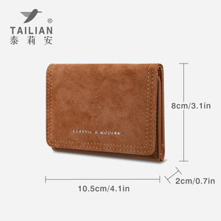 Retro Đơn Giản Có Thể Gập Lại Phong Cách Ví Nữ Nhiều Thẻ Hộp Đựng Tiền Mặt Đa Năng Dung Tích Lớn