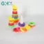 GHX 1 Bộ Động Vật Cầu Vồng Staed Nhẫn Tháp Staing Đồ Chơi Trẻ Em Montessori Đồ Chơi Trẻ Sơ Sinh Phát Triển Giáo Dục Sớm Đồ Chơi VN