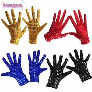 BORAGETE Hiệu Suất Găng Tay Bụng Iatin Nhảy Múa Disco Trang Phục Găng Tay Khiêu Vũ Thời Trang