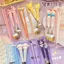 Bộ Đồ Ăn Sanrio Kết Hợp Hoạt Hình kt Thìa Inox Nĩa Sinh Viên Dễ Thương Di Động Thìa Bộ Đồ Ăn 6.8