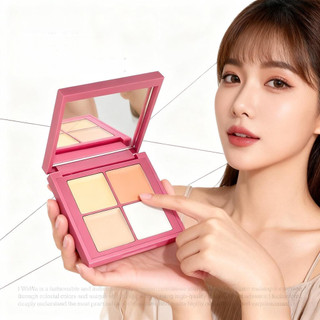 K 'APEINE, bảng che khuyết điểm 4 màu | Bảo hiểm hoàn hảo, mịn màng tự nhiên, chống nước lâu trôi.