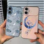 Ốp Lưng Cho Samsung Galaxy S20 S21 FE Note 10 Lite Plus 20 Ultra A71 A72 A73 M23 A03 Vỏ Điện Thoại Dễ Thương Cá Heo Đại Dương Cá Voi Họa Tiết Chống Sốc Trong Suốt Mềm Cặp Đôi Ống Kính