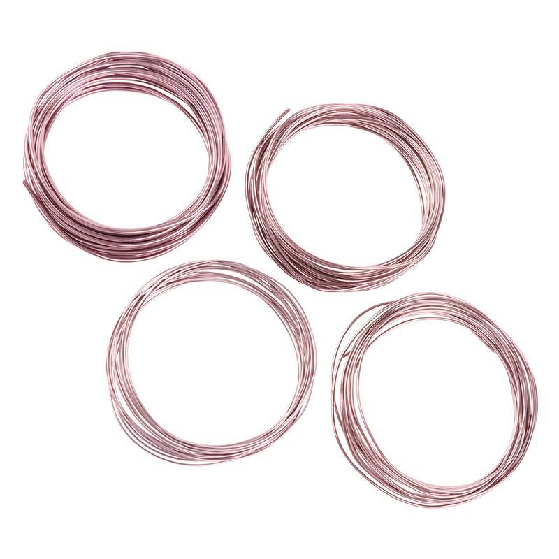 Dây đào tạo cây cảnh GOAY Nhôm Anodized Tổng cộng 16,5 Feet (Nâu) VN
