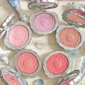 Phấn Má Flower Knows Shell Blush – Vỏ sò thiết kế sang trọng, màu má trong trẻo tự nhiên