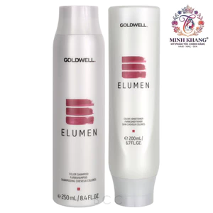 Cặp dầu gội xả Goldwell Elumen Wash Treat dành cho tóc nhuộm màu 250ml/200ml (New) [ MK ]