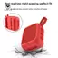 Vỏ silicon di động cho vỏ bảo vệ Go 4, Túi đựng du lịch có dây đeo gắn loa màu xanh lá cây