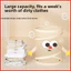 ST2 Hoạt Hình Có Thể Gập Lại Giỏ Giặt Lớn Lưới Thoáng Khí Quần Áo Bẩn Hamper May Tổ Chức TS2