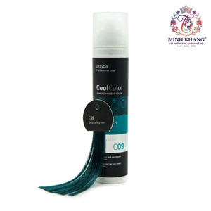 THUỐC NHUỘM LIGHT BÓNG COOL COLOR ERAYBA PEACOCK GREEN XANH KÉC C09 100ml [ MK ]