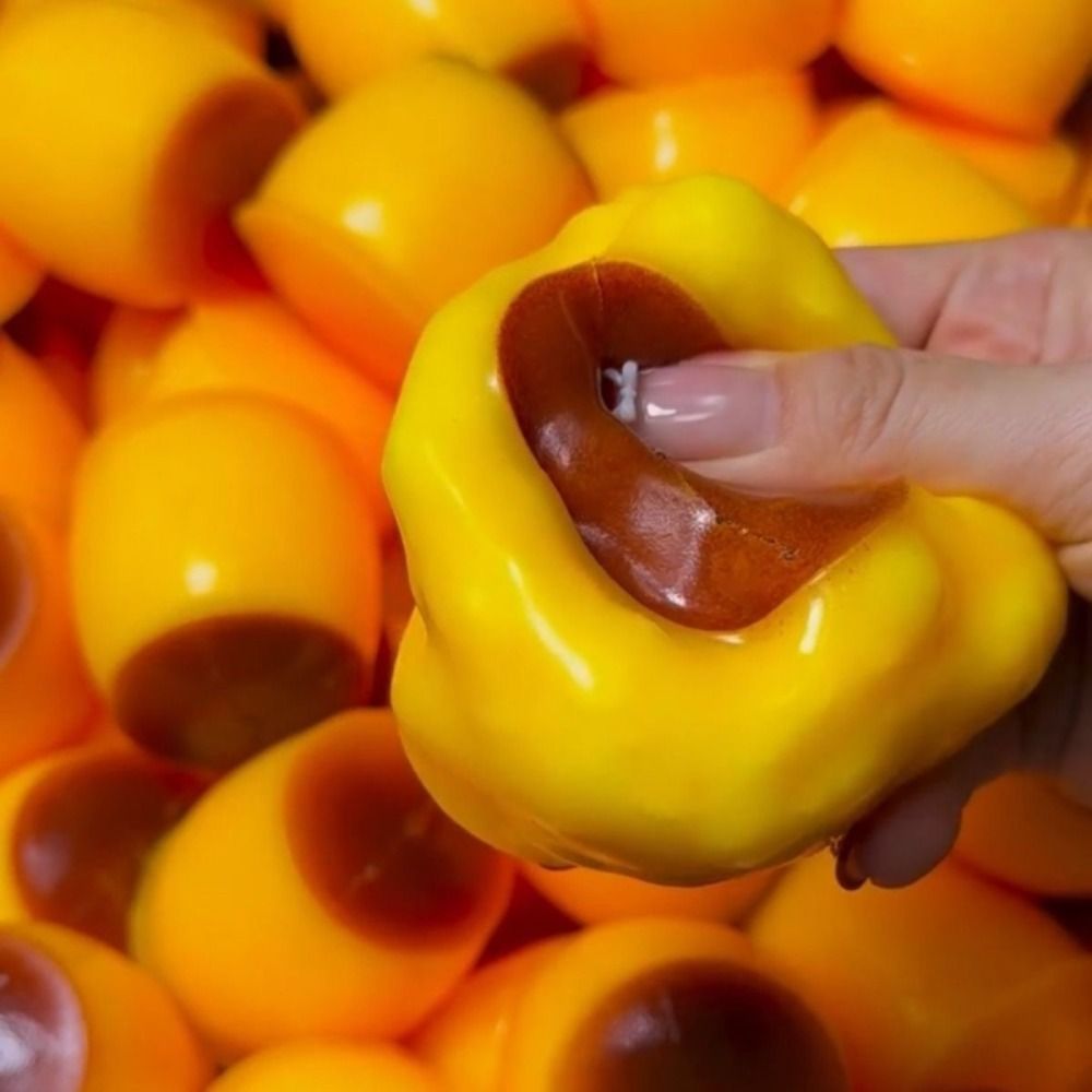 JUIC Caramel Pudding Căng Thẳng Bóng Squishy, Mềm Mại Thực Tế Hình Pudding Đồ Chơi Phục Hồi Chậm, Sáng Tạo Handmade Phục Hồi Chậm Lo Âu Giảm Caramel Pudding Fidget Đồ Chơi Quà Tặng Thư Giãn
