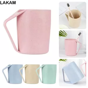 Cốc cốc LAKAM Cốc chải thân thiện với môi trường có tay cầm Cốc nước súc miệng