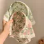 Tian Xiwei Cùng Phong Cách Ren Xanh Băng Đô Phong Cách Khăn Trùm Đầu Phong Cách Mục Vụ Trẻ Em Đầu Tam Giác Khăn Bên Biển Kỳ Nghỉ Chụp Ảnh