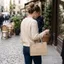 KANGN 1 Túi Messenger, Túi đeo vai nỉ du lịch dung tích lớn, Túi xách đeo chéo màu trơn S / M / L đơn giản dành cho nữ