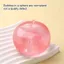 JUNYUE88US Dầu dừa Squishy Ball, Đồ chơi bóp bóng mềm màu xanh, Đồ chơi Squishy Maltose trong suốt di động tăng chậm cho trẻ em Người lớn
