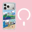 Phong cảnh tuyết Ốp điện thoại mờ từ tính cho iPhone 17 16 Pro 15 14 Pro Max Vỏ bảo vệ mờ cứng