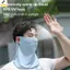 < YEI > Ice Silk Face Cover UV Protection Ne Wrap Thoáng Khí Mồ Hôi Chống Tia UV Cho Đi Xe Đạp Ngoài Trời Mới