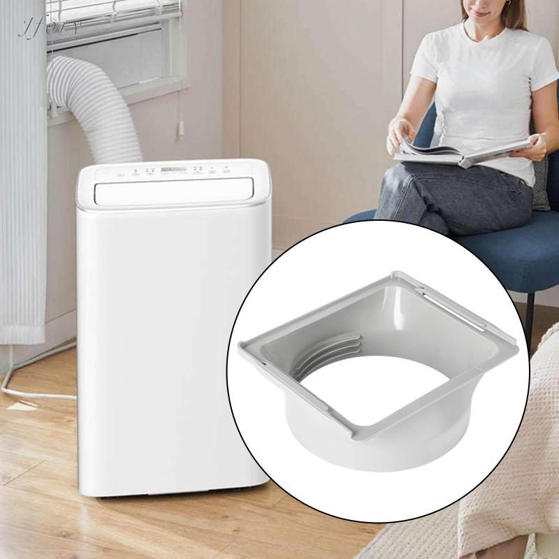 Đầu nối ống xả điều hòa không khí Giao diện ống vuông bằng nhựa Bộ mở rộng chống rò rỉ để làm mát di động