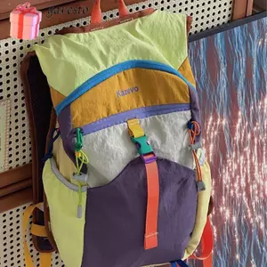 Túi leo núi ngoài trời GAVESTO, Ba lô đi bộ đường dài nhẹ thoáng khí, Ba lô leo núi Nylon dung tích lớn chống nước giải trí
