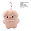 < Pluscloth > Móc khóa sang trọng hình heo con màu hồng dễ thương với vòng cổ khăn quàng cổ – Ba lô nhồi bông quyến rũ hoạt hình mềm mại Trang trí treo Quà tặng cặp đôi hoàn hảo cho trẻ em và thanh thiếu niên Lợn cho Backpac