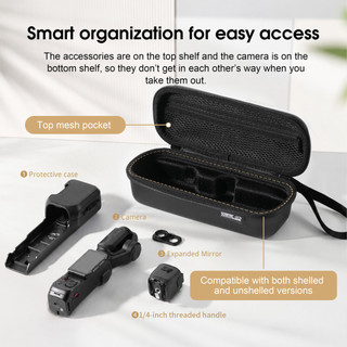 Dành cho hộp đựng Insta360 Luna Ultra, túi đựng máy nghe nhạc đơn, camera nghiêng chảo, phụ kiện lưu trữ kèm theo đầy đủ