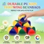 Túi cát nhỏ tròn bằng da PU dành cho trẻ em Chơi ngoài trời Thiết kế bền bỉ và an toàn