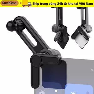 Đế giữ điện thoại di động SUNKISSD, Đế giữ điện thoại màn hình đầu bi 17mm cố định, Giá đỡ phụ kiện có thể điều chỉnh Giá đỡ điện thoại cho điều khiển trung tâm ô tô Tesla Model 3 / Y / S / X