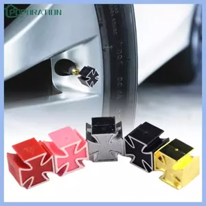 POP 4 Chiếc Phong Cách Độc Đáo Lốp Van Khí Nắp Có Thay Thế Lốp Van Thân Mũ