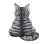 Quạt Mèo Sáng Tạo 3D Mèo Lưng Gối Sang Trọng Ngộ nghĩnh Dễ Thương Đồ Chơi Meow Ngôi Sao Động Vật Mô Phỏng Búp Bê Búp Bê