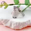 HFTOY Hoạt Hình Dễ Thương Chim Cánh Cụt Móc Khóa 3D Floing Chó Móc Khóa Mặt Dây Chuyền Túi Trang Trí Chìa Khóa Treo Phụ Kiện Trang Trí Quà Tặng Cặp Đôi ~