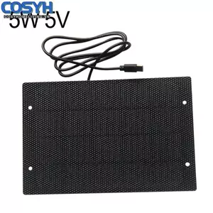 <cosyh>5W Solar Charger Compact Design Direct Power Supply Hiking Power Source