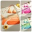 Bộ đồ bơi màu Gradient 3 trong 1 LACYESUK, Bộ đồ tắm Bikini dáng ôm Deep-V, Quần áo đi biển ngọt ngào Bộ đồ bơi không tay buộc dây cho nữ