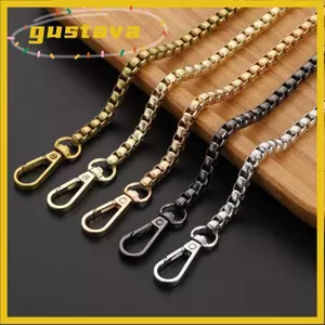 Dây đeo túi đeo vai GUSTAVA Dây đeo vai thời trang Dây xích kim loại Dây chuyền đính cườm dài