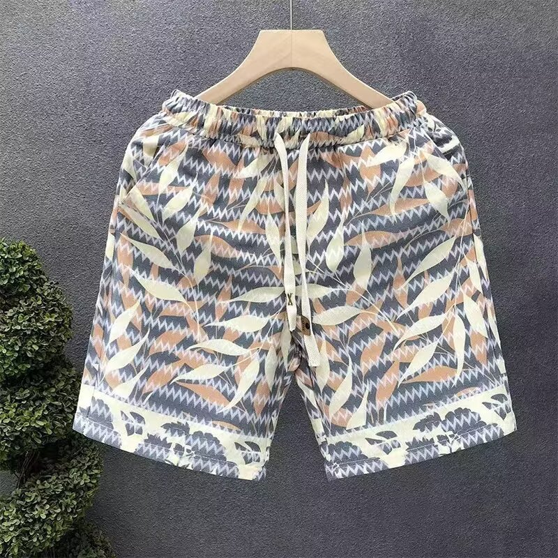 VG Thời Trang In Hình Quần Short Nam Mùa Hè Mỏng Bên Ngoài Mặc Thứ Năm Quần Nam Thể Thao Thường Ngày Đi Biển Quần