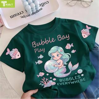 COD✅ (Hồ Chí Minh)Kids T Mall Áo phông tay ngắn In hình hoạt hình Áo Kiểu rộng và ấn tượng Trẻ em thời trang #VN865