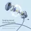 Loại C / 3.5MM Jack Line Điều khiển Tai nghe có dây Giảm tiếng ồn Âm thanh vòm 9D 360° Tai nghe không dây micro độ phân giải cao hiệu ứng âm thanh nổi