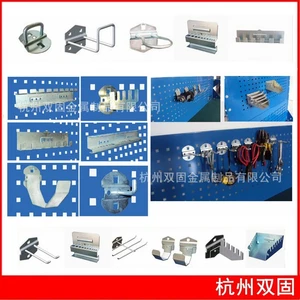 Móc Sẵn Có Mạ Kẽm Không Rỉ Sét Vuông Lỗ Ban Phần Cứng Móc Mẫu Full Lỗ Ban Dụng Cụ Kim Loại Móc XKQU