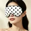 Vỏ mắt ngủ PYCOU, Chấm bi họa tiết mềm Bảo vệ mắt, Dây đeo có thể điều chỉnh thoáng khí thoải mái Miếng dán mắt làm mờ giấc ngủ du lịch