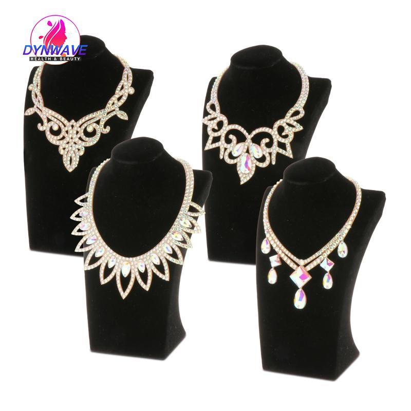 Vòng Cổ Múa Bụng Handmade Vòng Cổ Kim Cương Giả Dây Chuyền Vòng Cổ Phụ Kiện Khiêu Vũ Hợp Kim Da PU Nhẹ Thích Hợp Cho Nữ Bé Gái