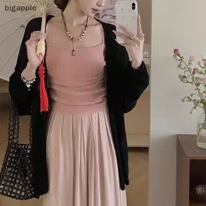 Bigapple Phong Cách Hàn Quốc Nữ Tay Dài Mỏng Chống Nắng Dệt Kim Cardigan RDG