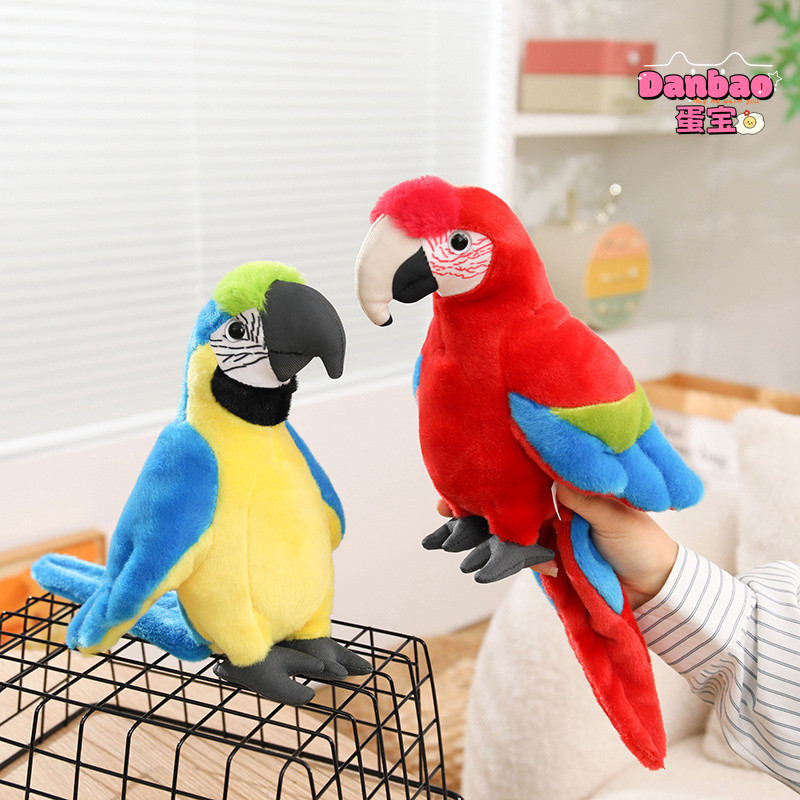[DANBAO] Nhiều Màu Sắc Mô Phỏng Vẹt Sang Trọng Đồ Chơi Búp Bê Chim Dễ Thương Vườn Thú Quà Lưu Niệm Chất Liệu Mềm Quà Tặng Cho Trẻ Em Quà Tặng Sinh Nhật DANBAO Đồ Chơi