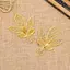 PNPIA- Lá Vàng Hoa Kết Nối Sắt Filigree Quấn DIY Sổ Lưu Niệm Trang Trí Nhà Tôn Trang Kim Loại Thủ Công