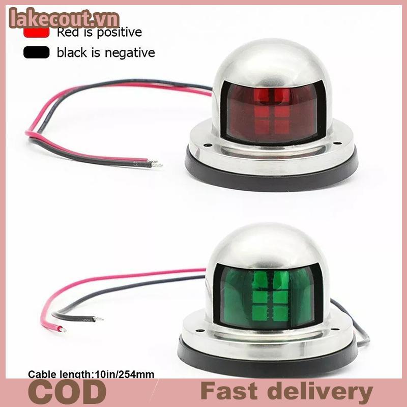 Lat Thuyền Chỉ Báo Điều Hướng Đèn Điểm Thuyền Biển Du Thuyền LED Cảnh Báo Đèn Linh cẩu