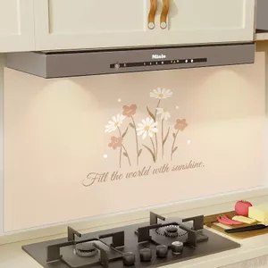 Nhà Bếp Chống Dầu Miếng Dán Chống Cháy Chống Cháy Cao Cấp Giấy Dán Tường Bếp Dầu Vách Ngăn Dễ Dàng Chăm Sóc Tự @