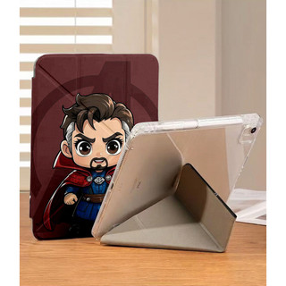 Ốp Lưng Marvel Iron Man Spider-Man cho iPad A16 Air4/5/6/7/8 Pro 11 12.9 Y-fold Avengers cho iPad Gen 12 11 10 9 8 7 6 5