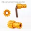 PYCOU Xe Đạp Crank Remover, Giá Đỡ Dưới Công Cụ Nắp Vít Cờ Lê Quay Dụng Cụ Loại Bỏ, Công Cụ Nắp Cánh Tay Cao Cấp Cờ Lê Vít Chắc Chắn Crankset Dụng Cụ Sửa Chữa XTR M9100