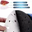 Bộ chà nhám hình tam giác 100 miếng Giấy nhám 105 X 152 Mm, 11 lỗ 40-400 Grits Máy chà nhám giấy chi tiết