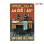 CIFbuy Vintage Kim Loại Tín Hiệu Hài Hước Treo Tường Nghệ Thuật Trang Trí Cho Nhà Bếp Thanh Sân Vườn