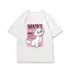 Mary Cat Áo Thun Nữ Tay Ngắn Hoạt Hình Ngắn Top Thiết Kế Cảm Thấy Hợp Thời Trang Dễ Thương Top Nam Nữ Cùng Phong Cách
