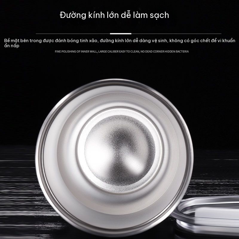 [Giảm 25%] Ly Giữ Nhiệt Inox 304 2 Lớp 570ml 900ml Có Nắp Kín Chống Tràn Ống Hút Inox Tặng Kèm Cọ Rửa Giữ Nóng Lạnh Lâu Dùng Đi Làm Tập Gym Du Lịch Ô Tô Đa Năng Tiện Lợi An Toàn Thực Phẩm Bền Đẹp Tặng Kèm Túi Đựng