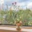 Nhãn dán cửa sổ PVC tĩnh điện Rainbow - Decal hoa có thể tháo rời