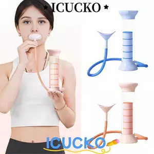 Quả tạ thở ICUCKO, Huấn luyện viên thở đếm sức đề kháng có thể điều chỉnh, Dụng cụ mở rộng khả năng thở bụng Cơ hoành Core Strength Trainer Người mới bắt đầu
